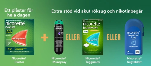 Nicorette Dual Support Products
